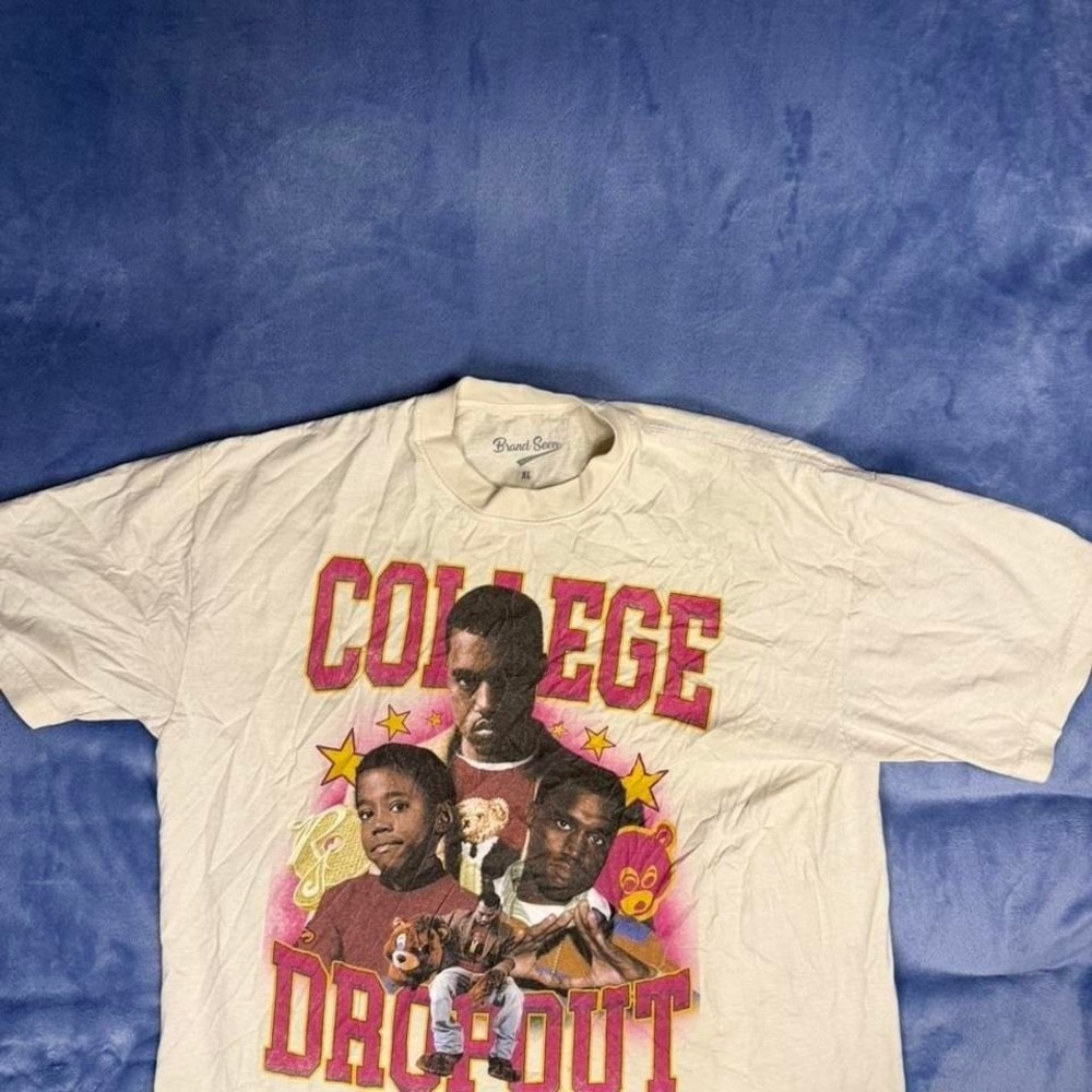 The College Dropout Kanye West Rap T-Shirt By Brand‎ Seen Streetwear Size xl